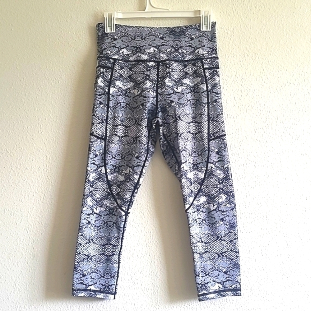 Zyia Active Cobra Cropped Pocket Light N Tight Size 6-8